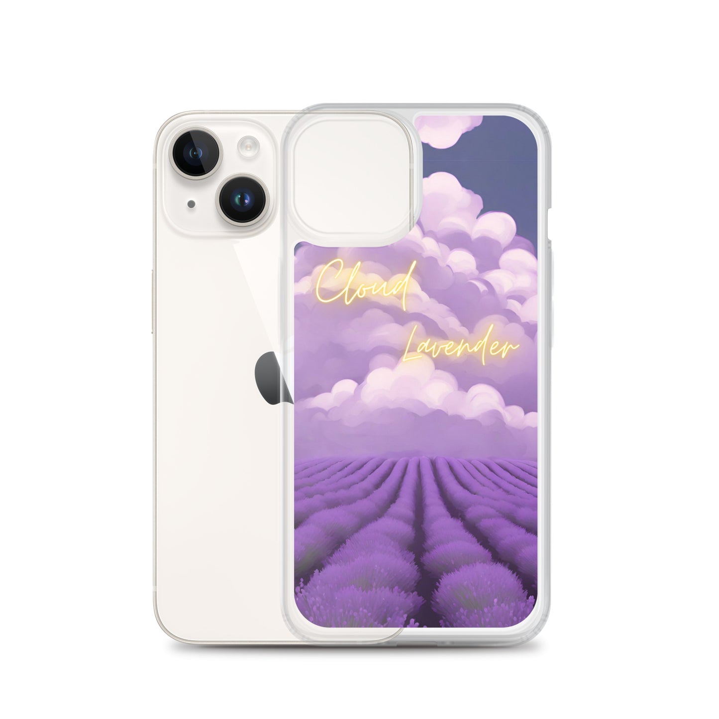 Cloud Lavender Clear Case for iPhone®